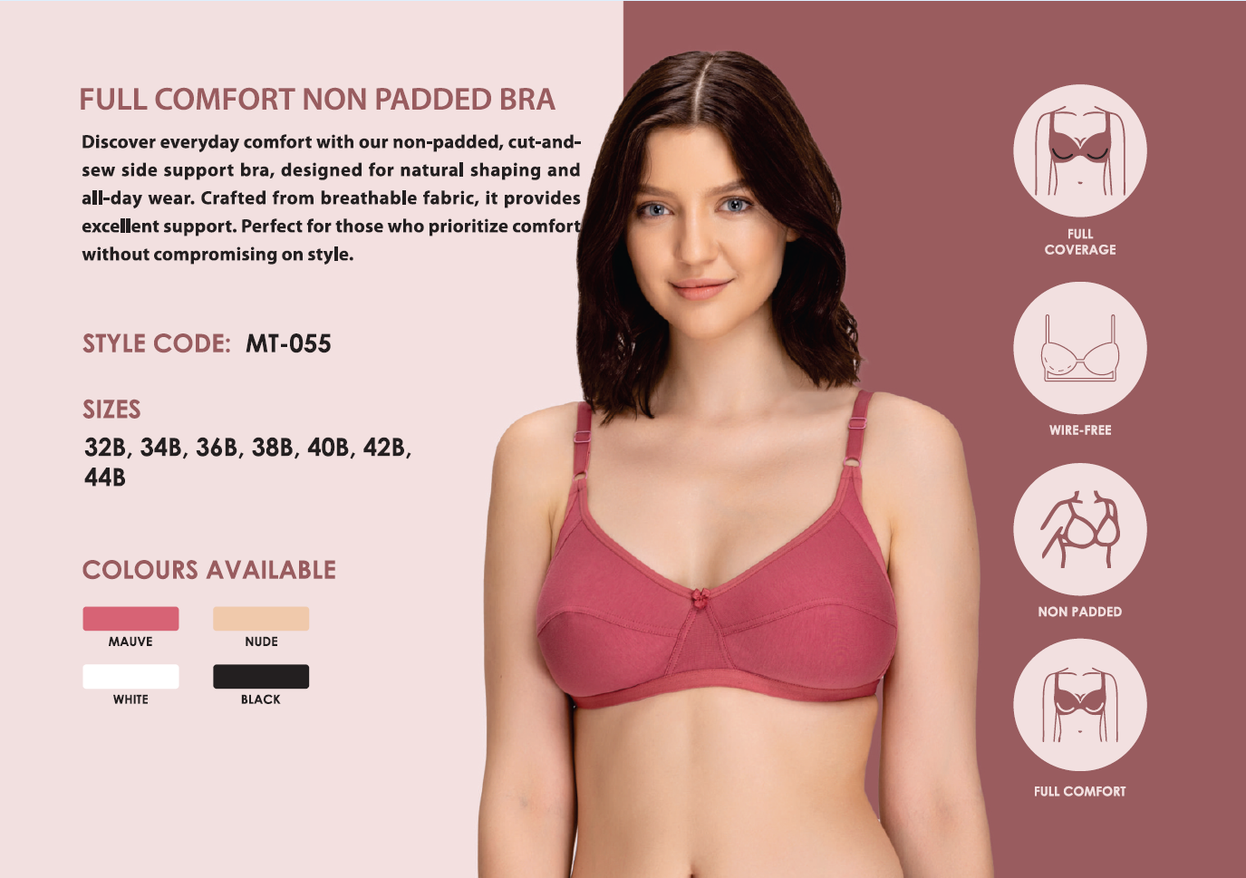 Comfort Non-padded Bra